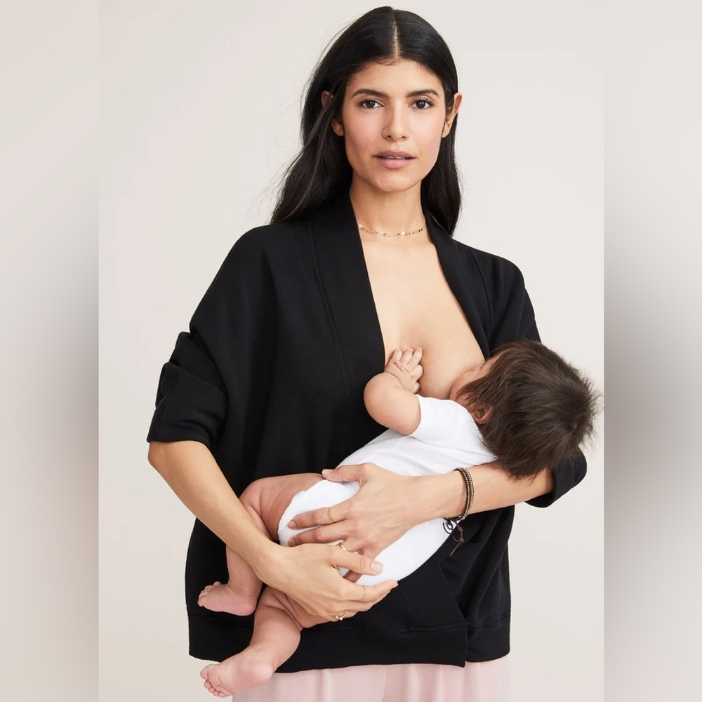 Women's Black Nursing Top